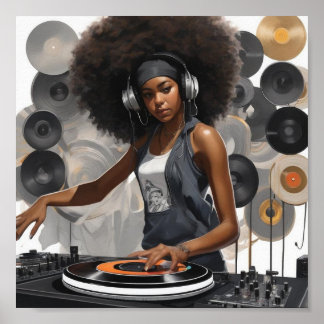 mix dj girl lili  poster