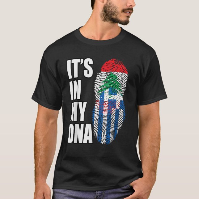 Mix DNA Heritage Flagga T Shirt (Framsida)