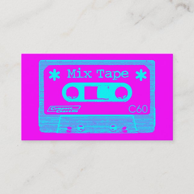 Mix Tape Pop II Visitkort (Framsida)