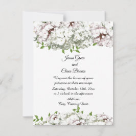 Mixad Bouquet of Flowers bröllopsinbjudan Inbjudningar