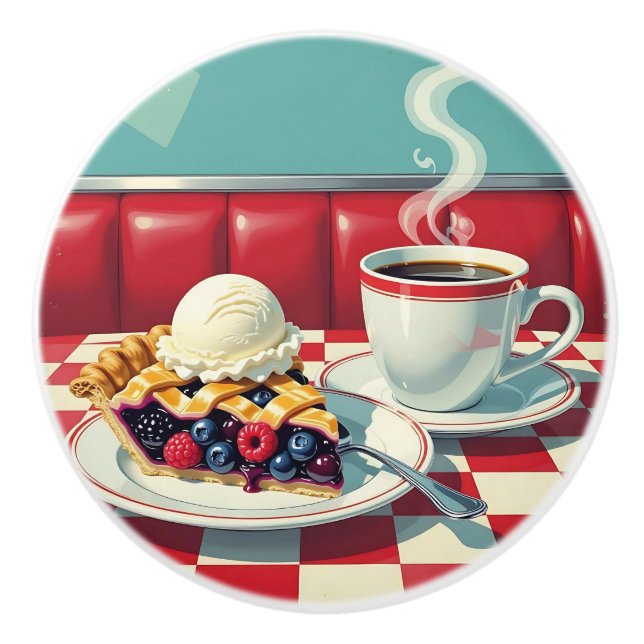 Mixed Berry Pie, Ice Cream and Coffee Knopp (Framsidan)