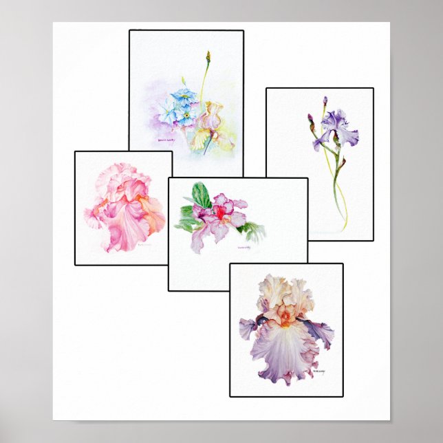 Mixed Bouquet Print Poster (Framsidan)