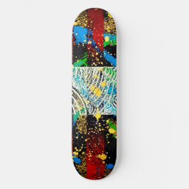 MIXED de Christèle Chabrette Mini Skateboard Bräda 18,5 Cm
