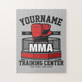 Mixed Martial Arts LÄGG TILL NAMN MMA Fight Traini Pussel