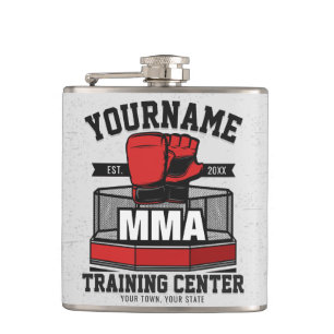 Mixed Martial Arts LÄGG TILL NAMN MMA Fight Tränin Fickplunta