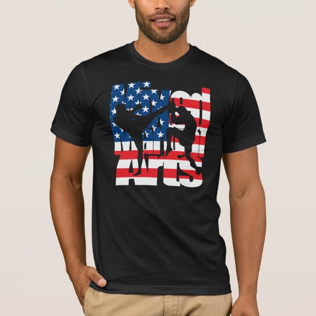 Mixed martial arts us t-shirt (Framsida)