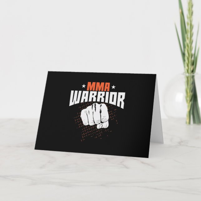 Mixed Martial Arts Warrior Kort (Framsida)