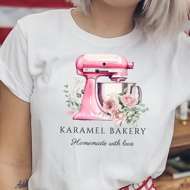 Mixer Bakery för Rosa Blommigt T Shirt (Skapare uppladdad)
