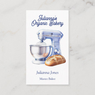 Mixer Bread Bakery Pastry Chef Visitkort