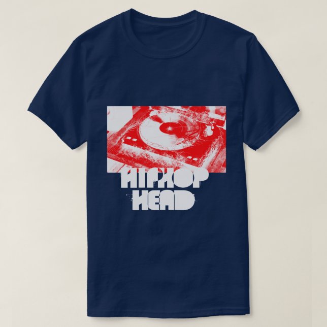 MixMaster DJ HipHopHead  T Shirt (Design framsida)