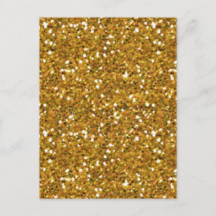 MIXMATCH ROYAL GULD GYLLENE VIT GLITTER BAKGRUND VYKORT