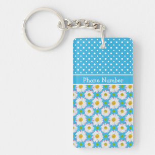 Mix'n'match Polka Dot and Daisy Mönster på Blue