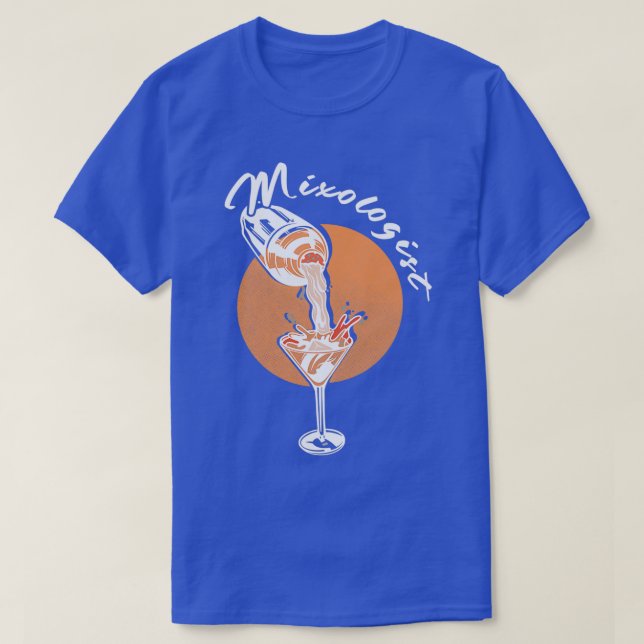 Mixolog Barkeeper Bartender Gift 2 T Shirt (Design framsida)