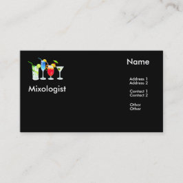 Mixologist Visitkort