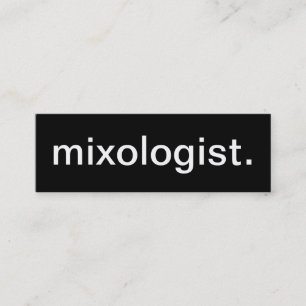 Mixologistvisitkort Mini Visitkort