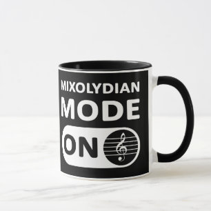 Mixolydian Music Mode på - Mugg