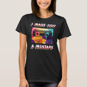 Mixtape 80s 90s Vintage Costume Retro För manar Wo T Shirt