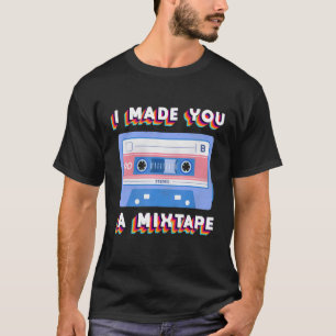 Mixtape 80s 90s Vintage Costume Retro För manar Wo T Shirt