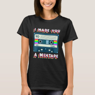 Mixtape 80s 90s Vintage Costume Retro För manar Wo T Shirt