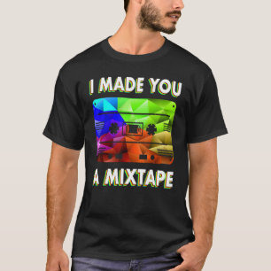 Mixtape 80s 90s Vintage Costume Retro För manar Wo T Shirt
