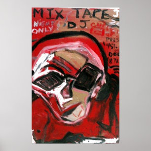 MIXTAPE DJ RED POSTER