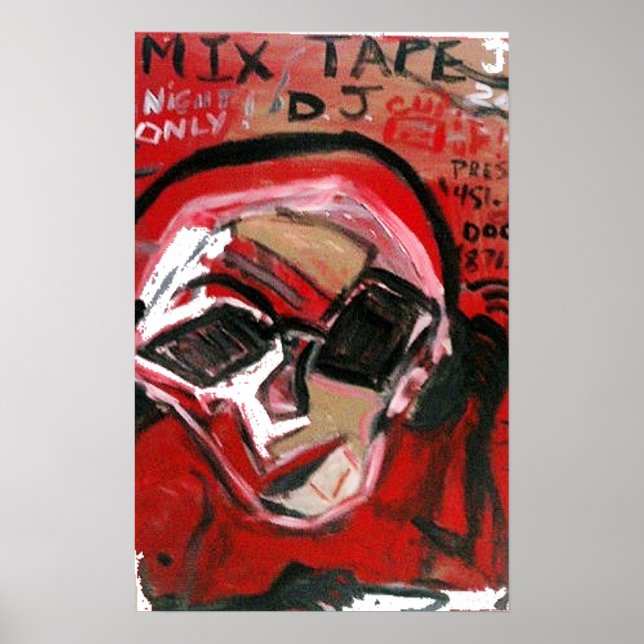 MIXTAPE DJ RED POSTER (Framsidan)