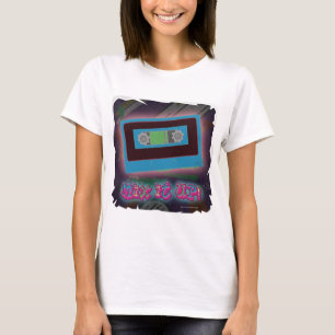Mixtape Galenhet Epic Retro Music Tecknad Slogan Tee Shirt