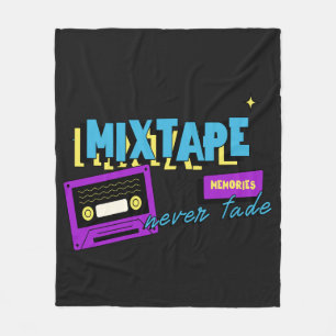 Mixtape-minnen Retro-kassett Nostalgi Fleecefilt
