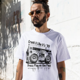 Mixtapes, Bas och Spoldagar – 90-talets Musiknosta T Shirt