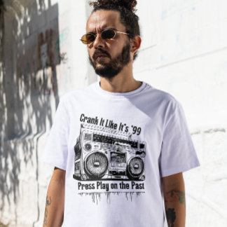 Mixtapes, Bas och Spoldagar – 90-talets Musiknosta T Shirt