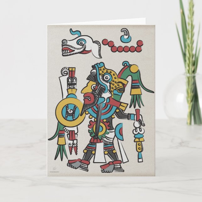 Mixtec Hälsning Card Kort (Framsida)