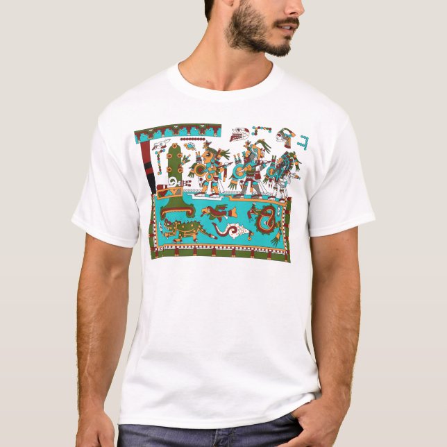 Mixtec krigare t shirt (Framsida)