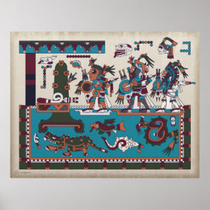 Mixtec krigareaffisch poster