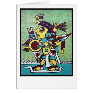 mixteckrigaretryck hälsningskort