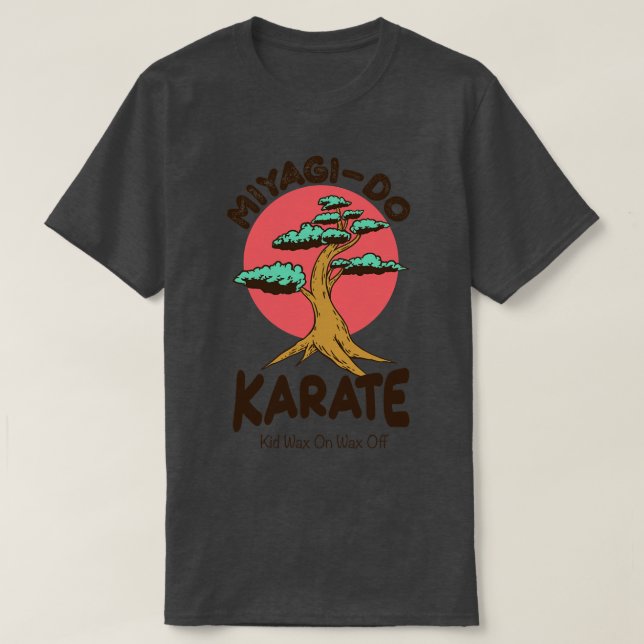 Miyagi do Karate Kid Vax på Vax av TShirt T Shirt (Design framsida)