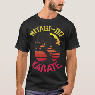 Miyagi Do Silhouette Bonsai - Retro T Shirt