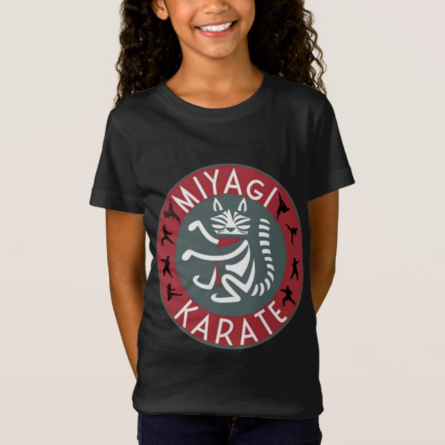Miyagi Karate: Hitta tigerstyrkan inom dig T Shirt (Framsida)