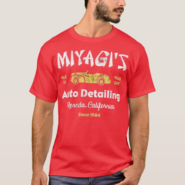 Miyagis automatiska information t shirt (Framsida)