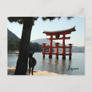 miyajima hjort vykort