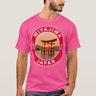 Miyajima Japan Round Emblem T Shirt