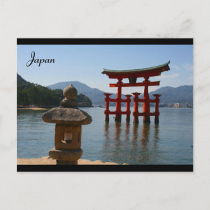 miyajima röd vykort
