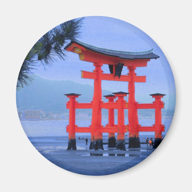Miyajima Torii Grind Japan Magnet (Framsidan)