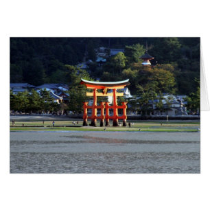 miyajima vatten hälsningskort