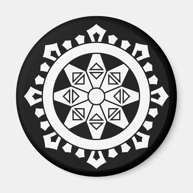 Miyake dharma charka magnet (Framsidan)