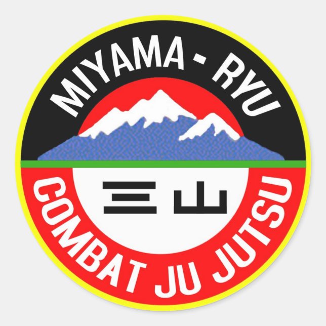 MIYAMA LOGOTYP RUNT KLISTERMÄRKE (Framsida)