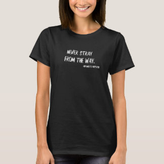 Miyamoto Musashi Quote, martialkonst kan aldrig sl T Shirt
