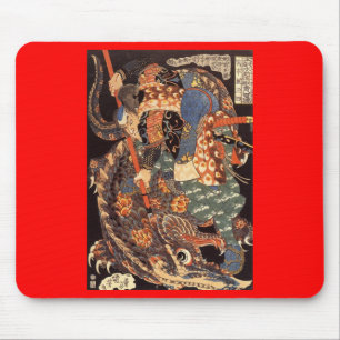 Miyamoto Musashi som målar C. 1800's Musmatta