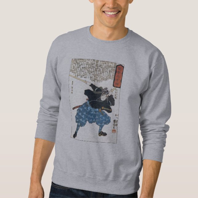 Miyamoto Musashi som målar C. 1800's Sweatshirt (Framsida)