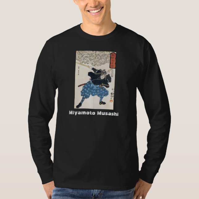 Miyamoto Musashi som målar C. 1800's Tee Shirt (Framsida)