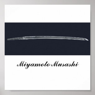 Miyamoto Musashis ord Poster